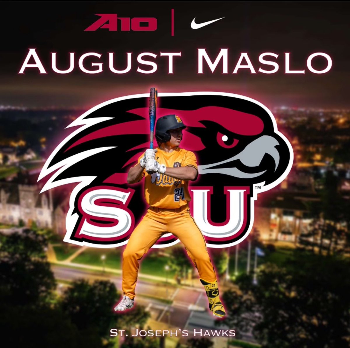 PITTSBURGH DIAMOND DAWGS BASEBALL (@pghdawgs) on Twitter photo Congrats to 2025 INF <a href="/AugustMaslo/">August Maslo</a> on his commitment to <a href="/SJUHawks/">Saint Joseph's Hawks</a> . The Hawks play in the <a href="/atlantic10/">Atlantic 10 Conference</a> and are the defending regular season conference champions. Augie has been a Dawg since age 7 and is 100% the hardest working dude ever to wear the uni
#dawgsfamily #areyounext Congrats to 2025 INF <a href="/AugustMaslo/">August Maslo</a> on his commitment to <a href="/SJUHawks/">Saint Joseph's Hawks</a> . The Hawks play in the <a href="/atlantic10/">Atlantic 10 Conference</a> and are the defending regular season conference champions. Augie has been a Dawg since age 7 and is 100% the hardest working dude ever to wear the uni
#dawgsfamily #areyounext