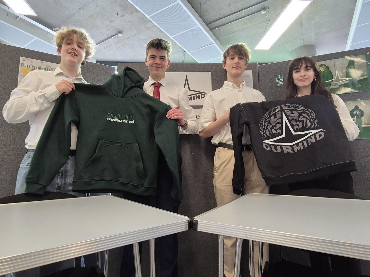 Last week, we hosted a @youngenterprise event for Suffolk students who have started their own businesses. Huge congratulations to these students from Thomas Mills High School in Framlingham who won with their mental health awareness hoodies. #HelloSuffolk #UniOfSuffolk