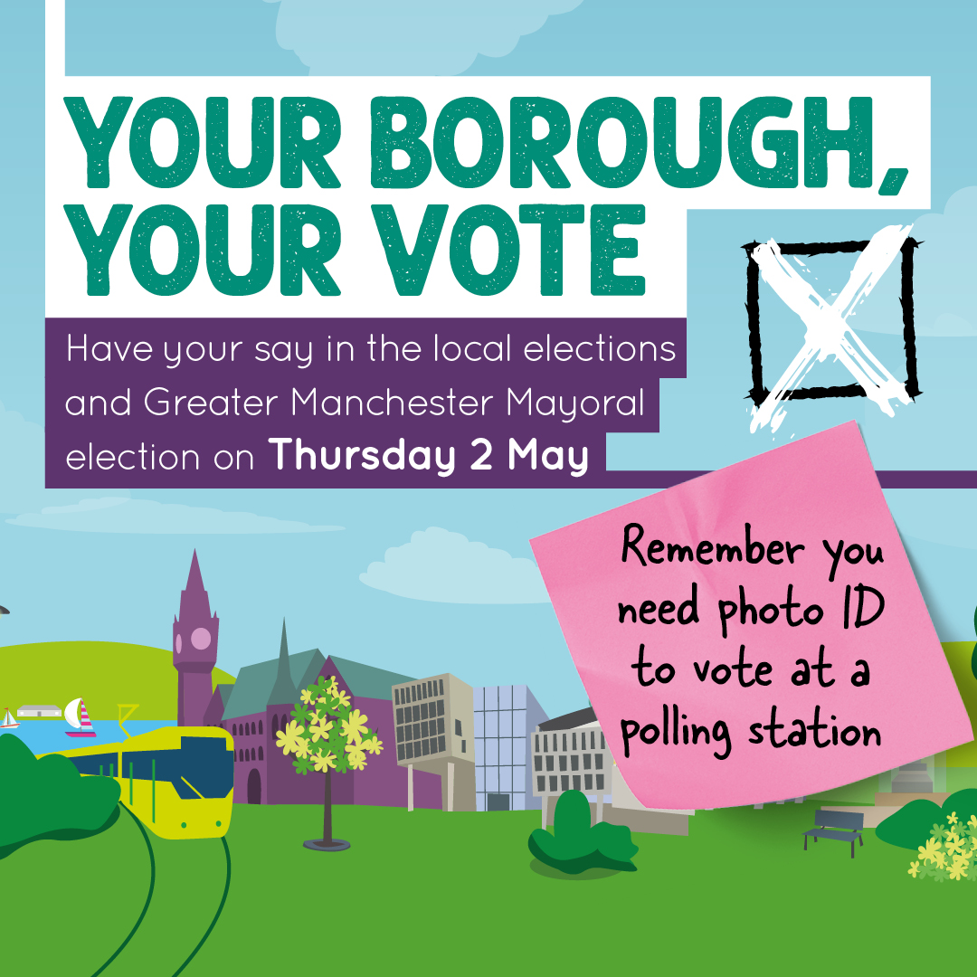 Find out all you need to know about this week's local elections and GMCA Mayoral elections at rochdale.gov.uk/elections including candidates, postal votes, polling stations, emergency proxy votes and more #HeyMiddElections #RochdaleElections #GMElects 🗳️