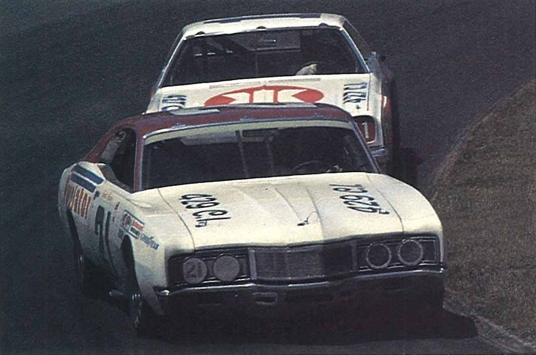 April 29, 1973- (2/2) Martinsville did not have a tunnel, so race officials were forced to throw the yellow to allow the ambulance to cross the track. Cale was stalking Pearson for the win when he spun w/ eight laps to go. Bobby Isaac, Buddy Baker, and Cecil Gordon were 3rd-5th.
