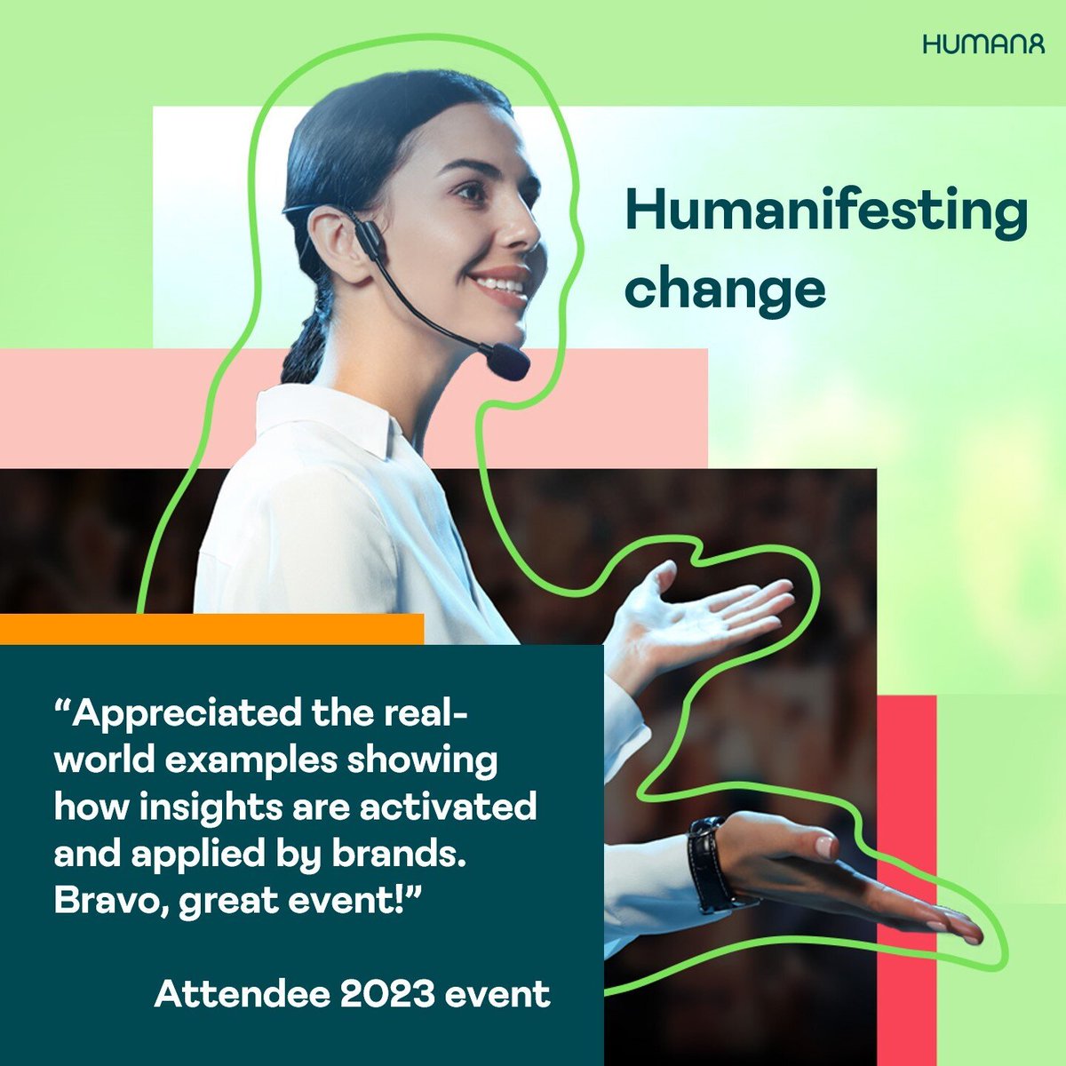 🚨Our 2024 global event: Humanifesting change is officially OPEN for registrations! 🚨 Not your typical consumer insight event, this is a virtual celebration of change as told by Human8 clients worldwide. Grab your FREE spot now 👉inspire.wearehuman8.com/44hC8xJ #dowhatmatters