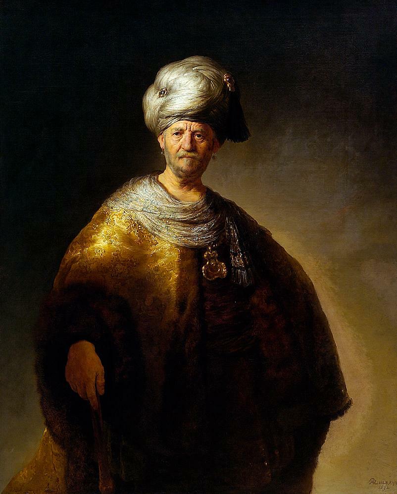 Knee length Figure of a Man in an Oriental Dress Get more Rembrandt 🍒 linktr.ee/rembrandt_artb…