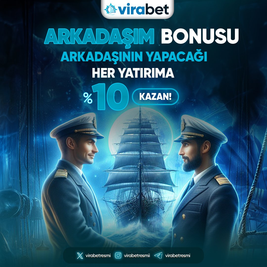 📢Virabet'te Arkadaşın ile Kazan 💸Arkadaşının Yapacağı Her Yatırımın 💎%10'u Nakit Olarak Hesabına Eklensin 📌Virabet Giriş t2m.io/ViraBet