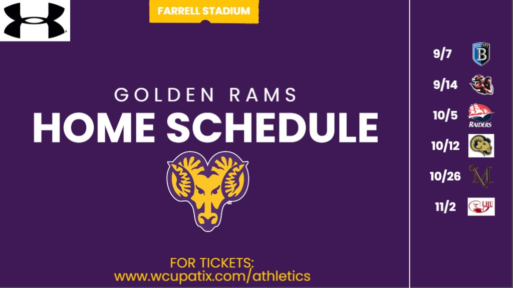 WANT TO EXPERIENCE A GOLDEN RAMS HOME GAME? SAVE THE DATES! #Packfarrellstadium *Tickets will be available for purchase soon*