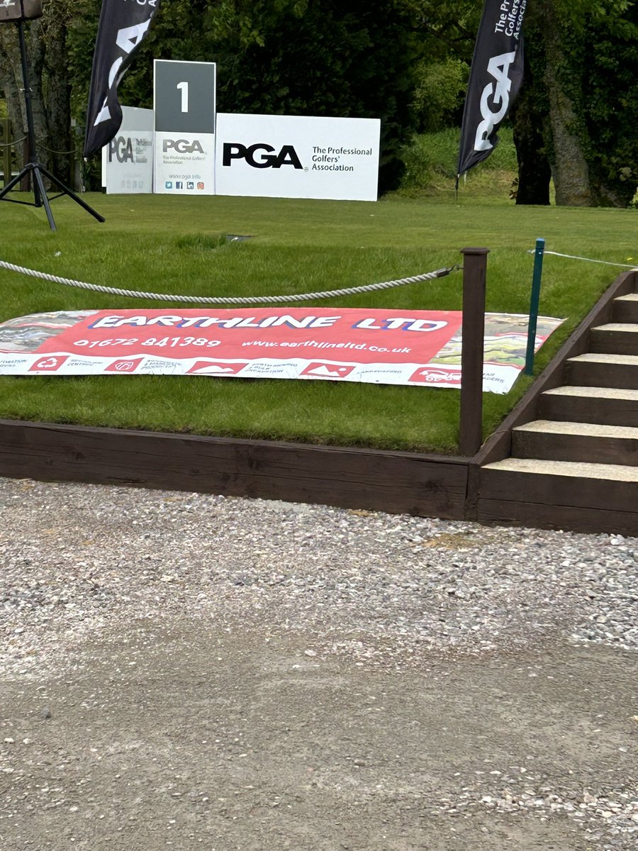 What a difference a day makes! Full set up for the earthline Pro Am today! Hope all who played enjoyed the day! (Yes we are so lucky to be on chalk and that 26mm of rain just disappears, we feel for those that are not so lucky!) #greenkeeping #proam