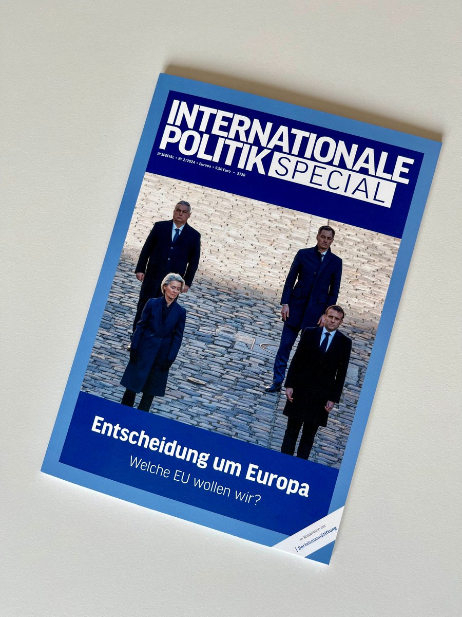🚨Out now! A special edition of <a href="/IPQuarterly/">lnternationale Politik Quarterly</a> ahead of the <a href="/Europarl_EN/">European Parliament</a> elections in June.

The German version is available online now 👇 bertelsmann-stiftung.de/fileadmin/file…

And we'll publish a selection of the articles in English on our globaleurope.eu blog in the coming weeks.