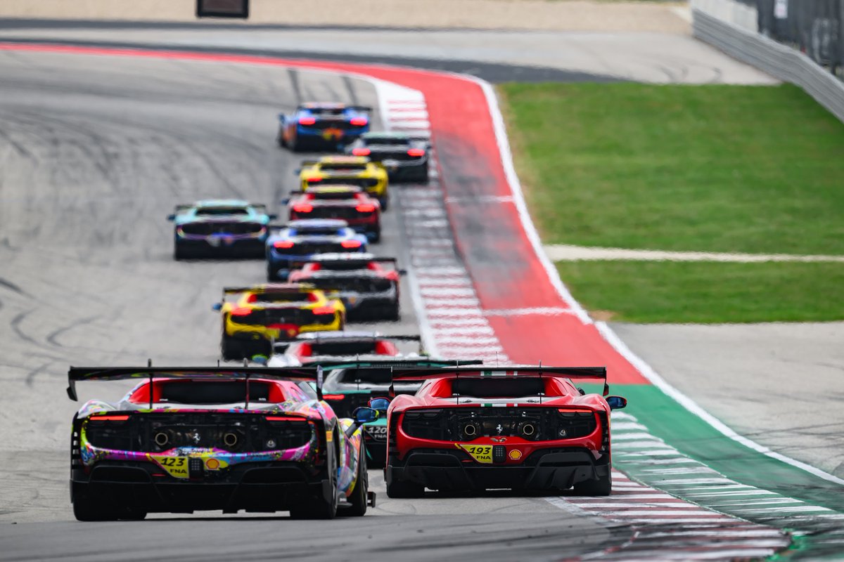 Ferrari Challenge North America held its inaugural event at the Circuit of the Americas (COTA) this weekend. 📷
#IMSA | @FerrariRaces | @COTA