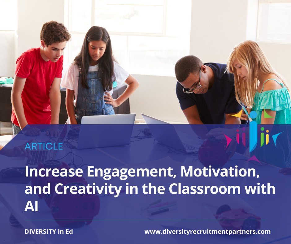 What are your thoughts on AI and learning in the classroom? Dive into our latest article by @MarshaLynHudson as she introduces the keys to fostering an environment where learning thrives and imagination soar through the use of #AI. diversityrecruitmentpartners.com/2024/03/increa… #edutwitter