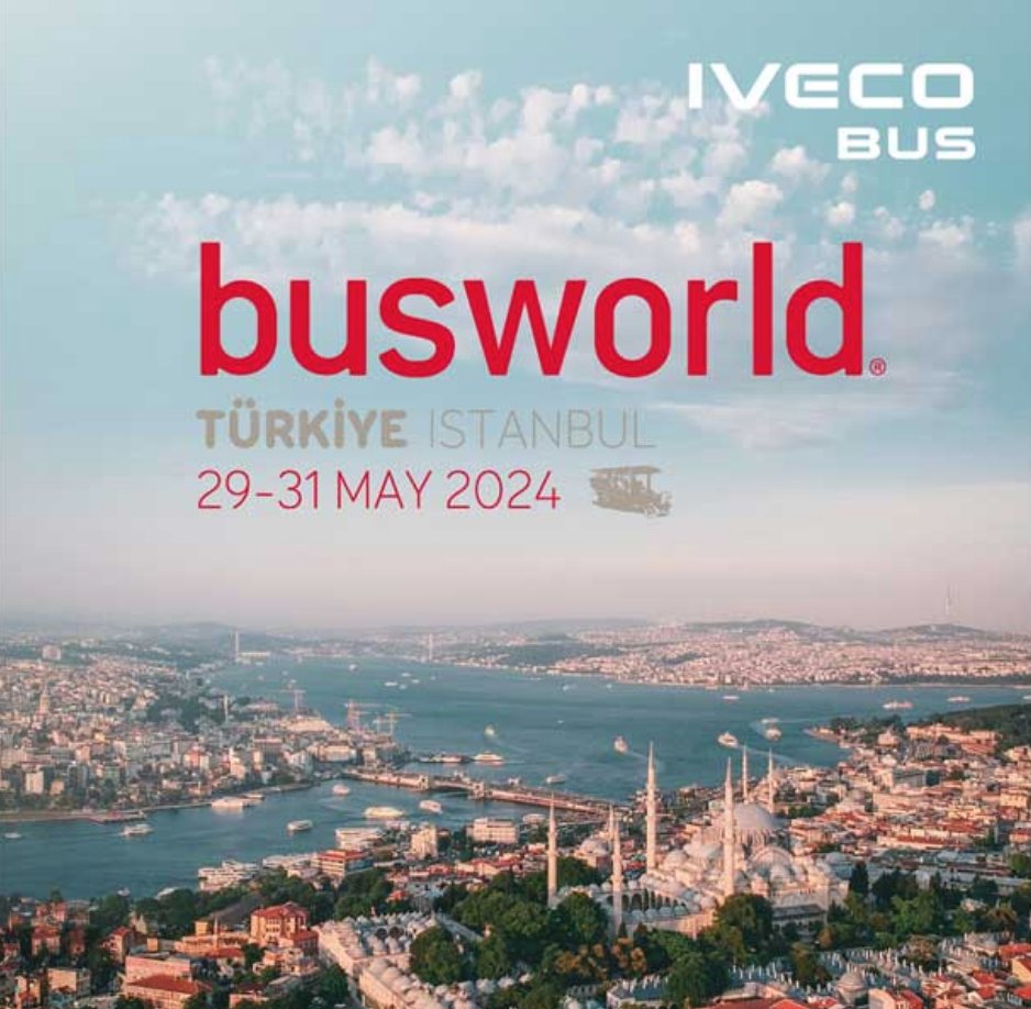 IVECO BUS, Busworld Türkiye 2024’te mobilite çözümlerini sergileyecek devirsaati.com/iveco-bus-busw… @DevirSaatiDergi @ivecogroup_ @IVECO #ivecogroup #ivecobus #ivecocrossway #dailyminibüs #ivecoevadys #ivecoeway #ivecoon #busworldtürkiye2024 @busworld @BUSWORLDTURKEY