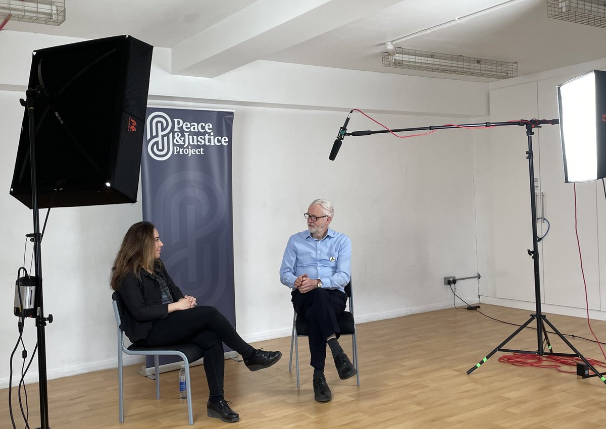 🎥 @jeremycorbyn in conversation with @Stella_Assange… A film for World Press Freedom Day. Out this Friday.