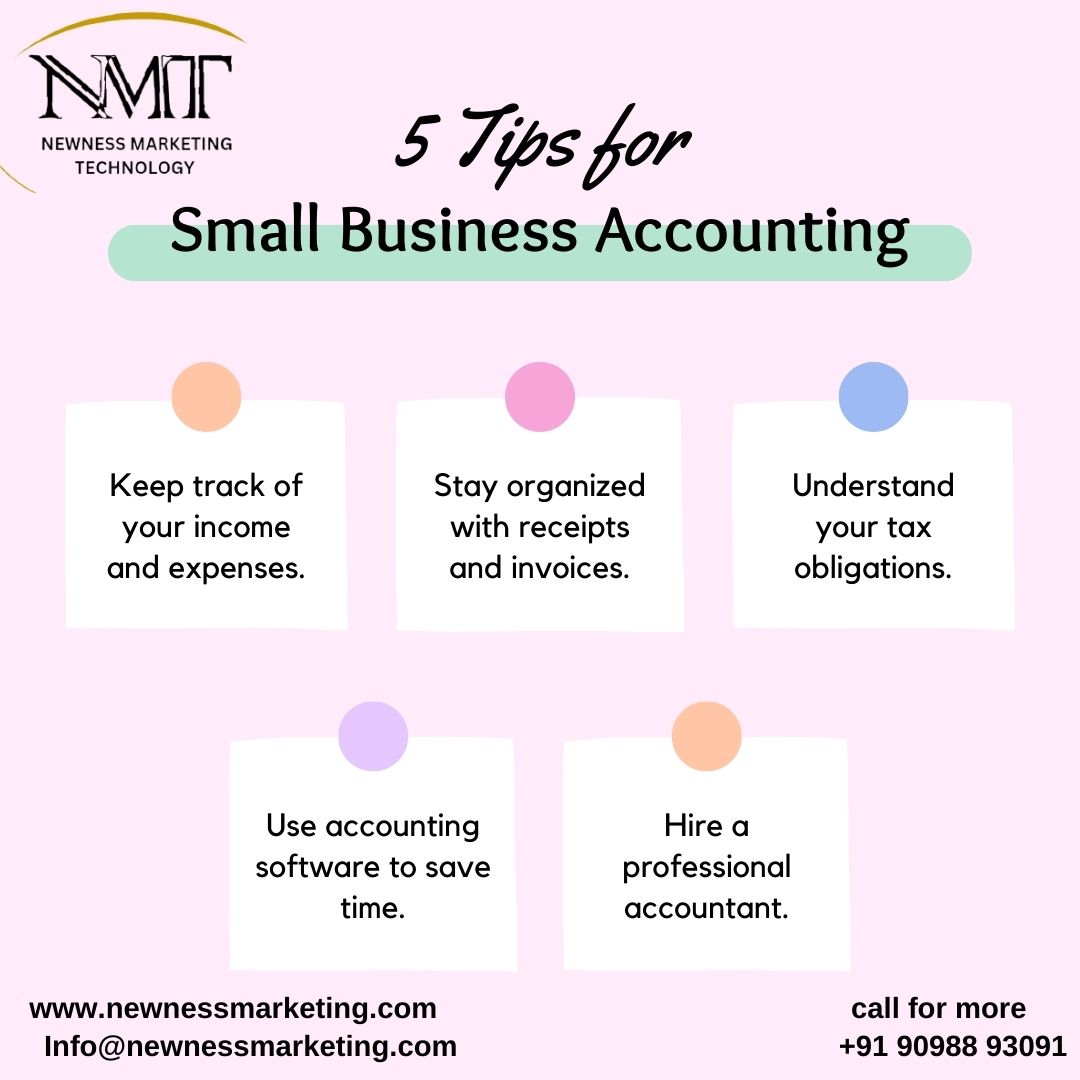 Ready to take your business accounting to the next level? Here are 5 tips to help you grow and thrive! 💼💰 #BusinessAccounting #FinancialSuccess  #mumbai #maharashtra #india #pune #trending #newnessmarketing #services #cool #GrowYourBusiness #AccountingTips #FinancialHealth