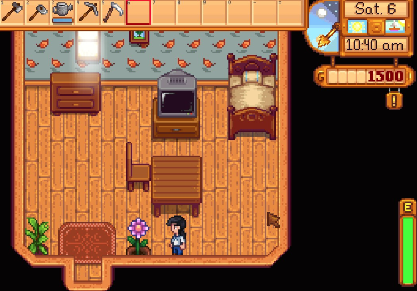 #StardewValley anyone else got that weird glitch where your seasonal plants just...don't seem to work? 😅 i pick them up and then put them back down to get them to change season appearance, but then sometimes it just turns back into default...😕❓