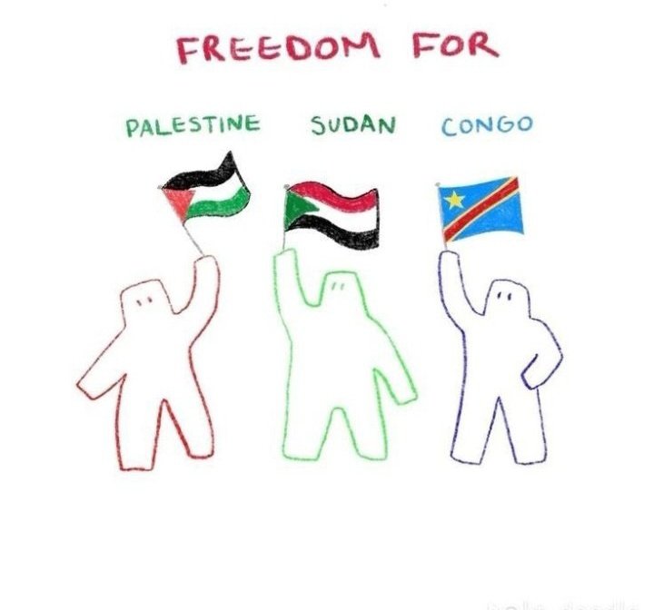 #FreePalestine 
#FreePalestine 
#FreePalestine 
#FreeSudan
#FreeSudan
#FreeSudan
#FreeCongo
#FreeCongo
#FreeCongo