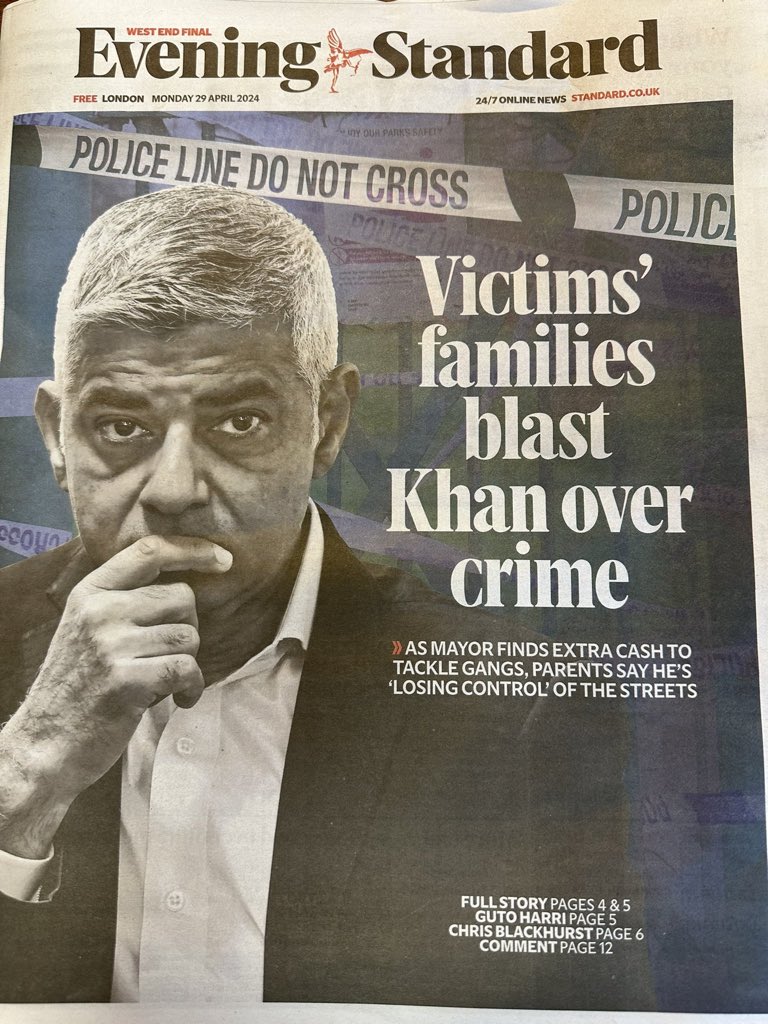 Without doubt, across London and in inner London especially @SadiqKhan’s failures on policing and crime come up on the doorstep constantly, especially his: 1.) failure to recruit extra police officers (the only Police and Crime Commissioner in England & Wales to do so) despite…