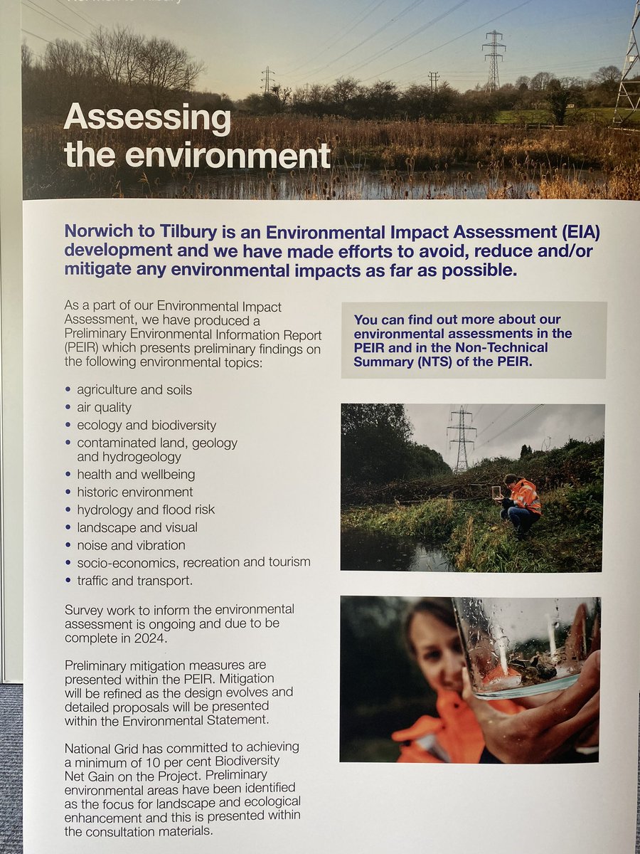 Attended the proposed Norwich to Tilbury public information event at @ChelmsfordCRC and took the opportunity to engage with Liam Walker - @nationalgrid Project Director. 

Find out more here 👉tinyurl.com/5n6kkp5u

@ofgem @energygovuk