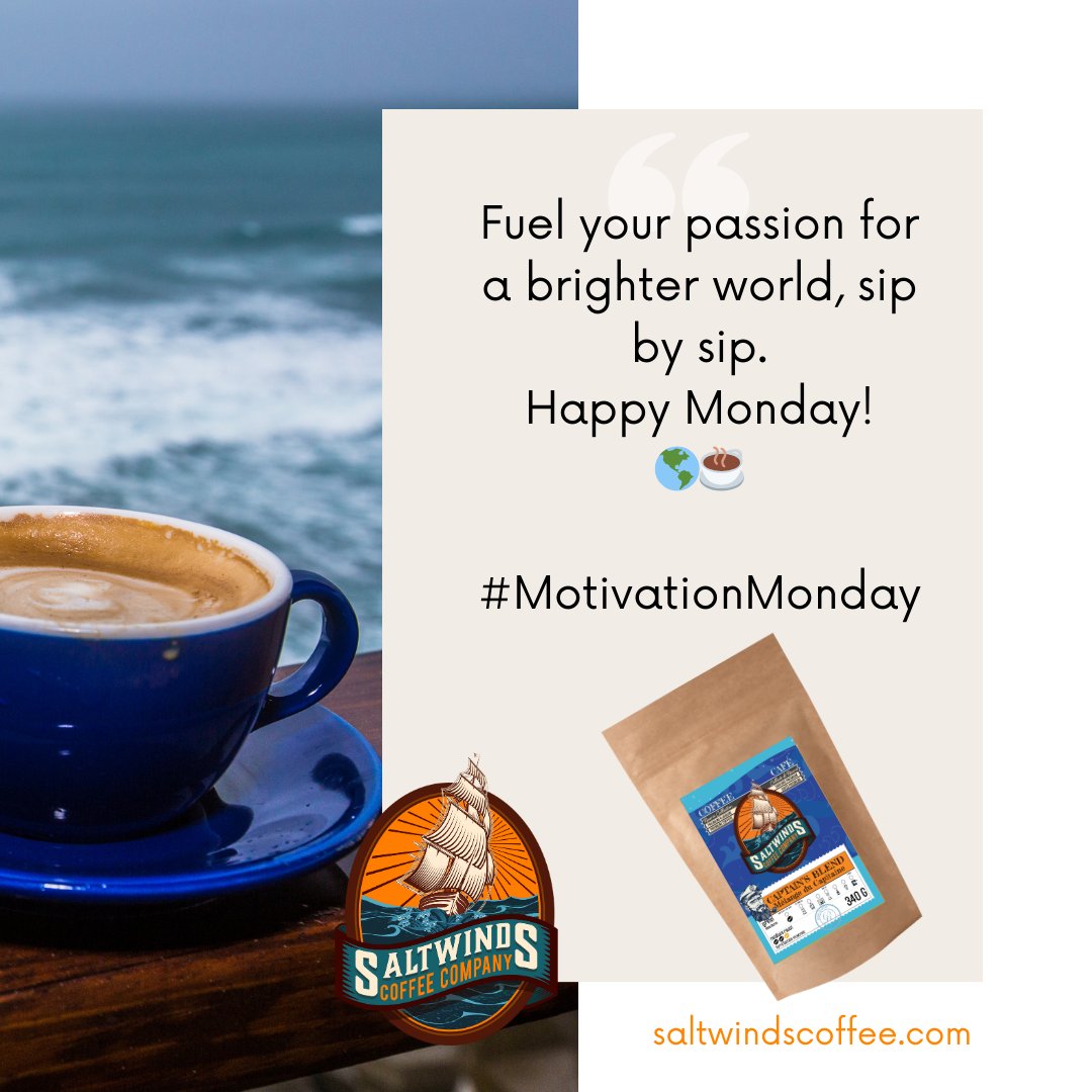 🌎☕️ Happy Monday, coffee lovers! 🌱✨ Let's kick off this week with a cup full of motivation and a heart full of gratitude for this great day in our beautiful country. Today, let's fuel our passion for a brighter world, sip by sip. #MotivationMonday #CoffeeLove 🌿☕️