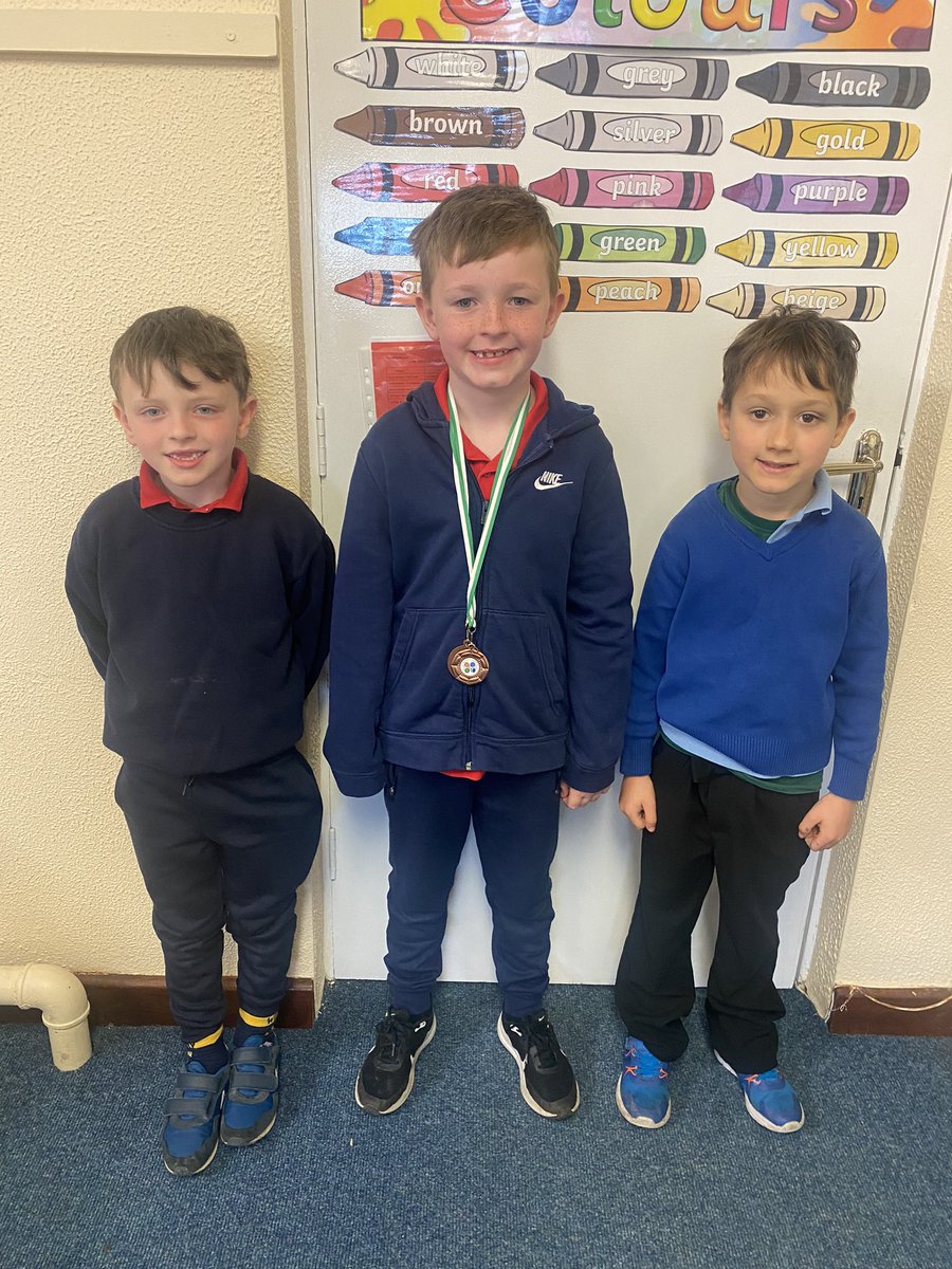 Very proud of our pupils who participated in the @BealachanDoirin community games yesterday!! 👏🏼 A special mention to our 3 medal winners 🥉 A great way to kick start #activeschoolsweek @ActiveFlag #ASW24 🏃🏽🏃🏽‍♀️