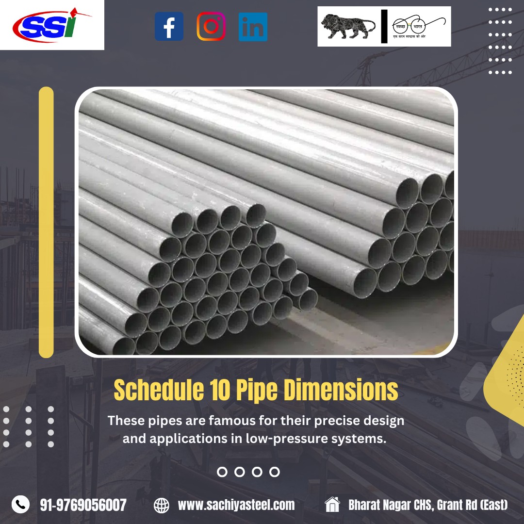 'Maximize efficiency without compromising on quality - choose our Schedule 10 Pipe Dimensions.' #infrastructure #steelpipes #engineering #pipedimensions #buildingMaterials #industrialengineering #constructionindustry #sustainableconstruction #innovationinconstruction