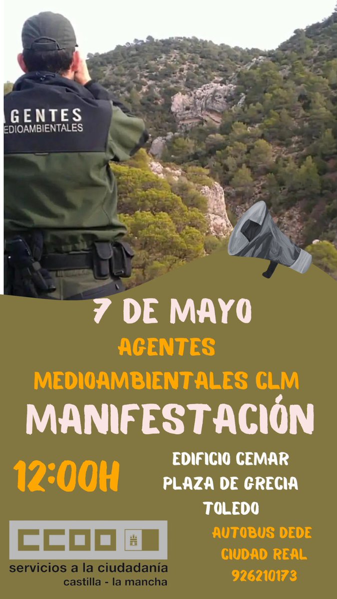 ¡Yo voy! ¿Vienes?
@AAMM_JCCM @CCOOAgentesJCCM 
#CCOO