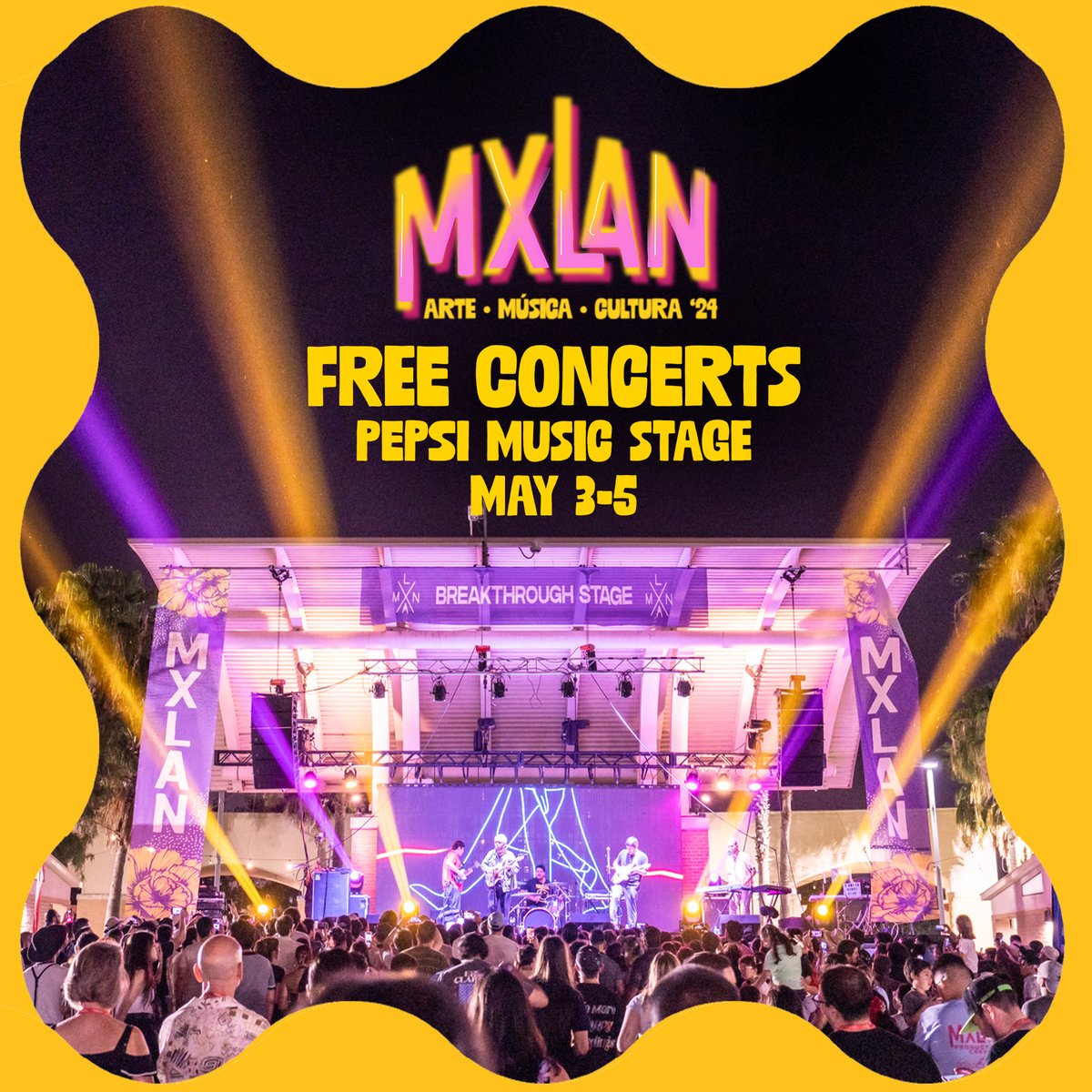 Looking for something to do this weekend? Our friends at @MXLANfestival will be kicking off their concerts from May 3-5! All you need is to purchase your ticket entry into the festival, which is as follows: MAY 3: FREE ENTRY - ALL AGES MAY 4 - 5: $10 - adults / Free - 12 & Under