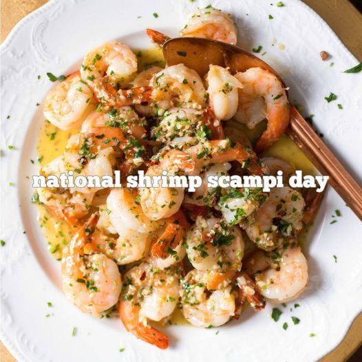 #NationalShrimpScampiDay Serve up some shrimp scampi. Invite friends and family to join you. Go out to eat and give the restaurant a shout-out. 🍤 🍤 #shrimpscampi #shrimp #foodie #seafood #food #pasta #shrimppasta #scampi #dinner #foodies #yummy