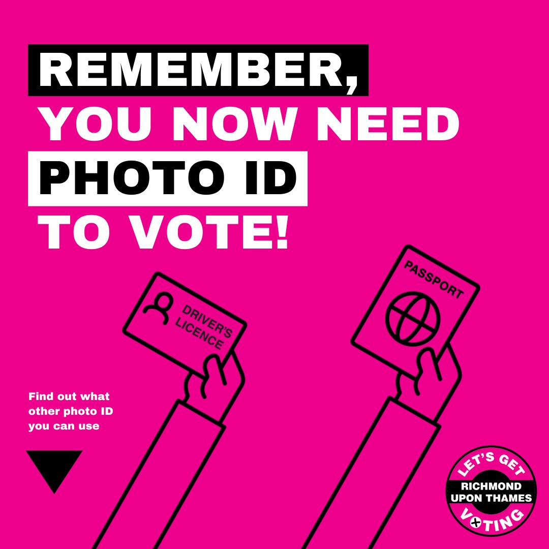 Elections are taking place across London this Thursday (2 May) 🗳️ Don't forget that you now need an accepted photo #VoterID to vote in person. Find out which forms of photo ID are acceptable ⬇️ orlo.uk/6wlch