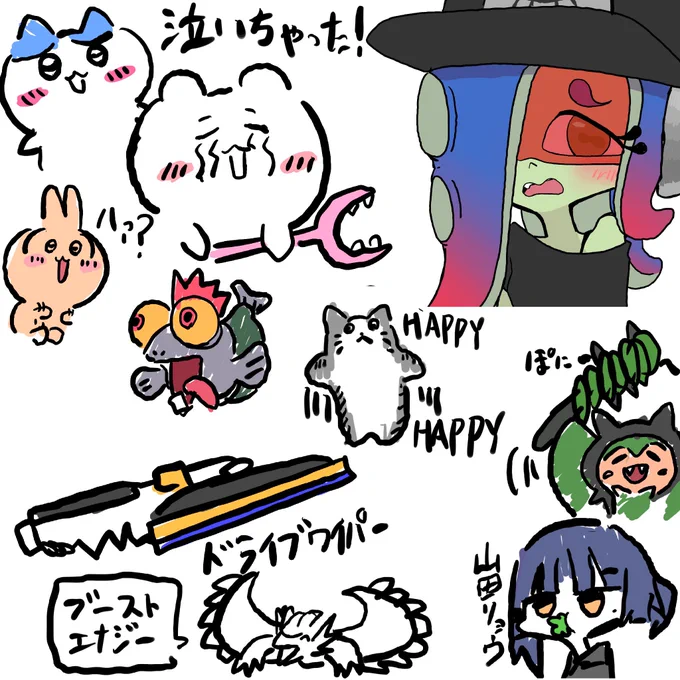 5万人記念落書き配信してました
ほぼ資料なしです 
