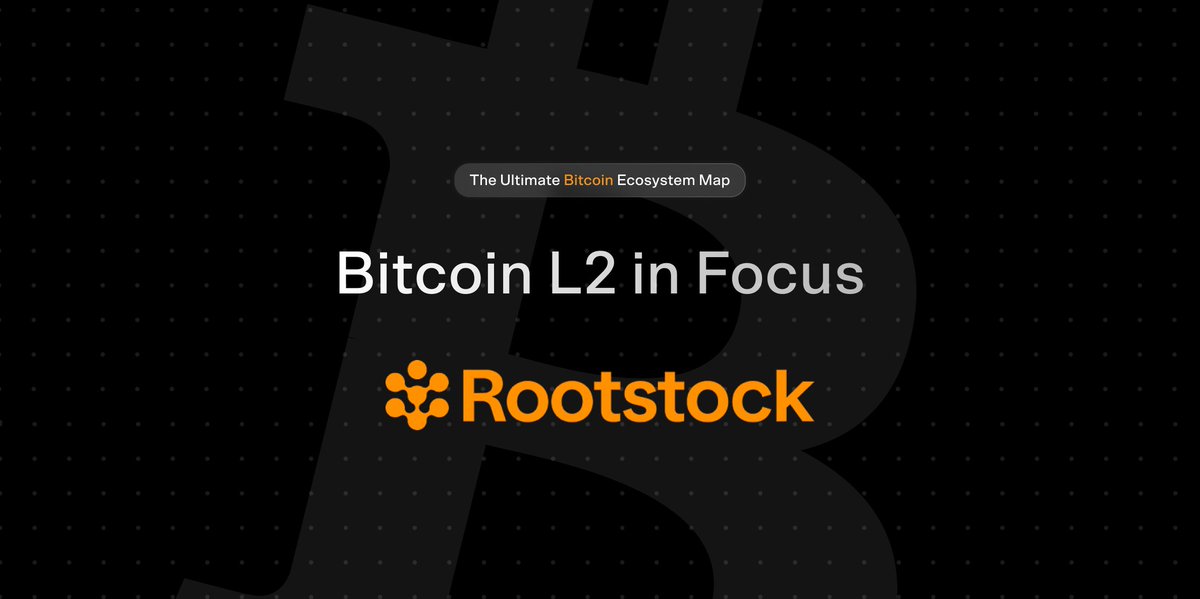🔶 Bitcoin L2 in Focus: Rootstock

<a href="/rootstock_io/">Rootstock</a> lets you deploy EVM-compatible smart contracts and leverage the security of the Bitcoin network.

This is a deep dive into Rootstock, its architecture, and its importance for the Bitcoin and wider Web3 ecosystem.

🧵