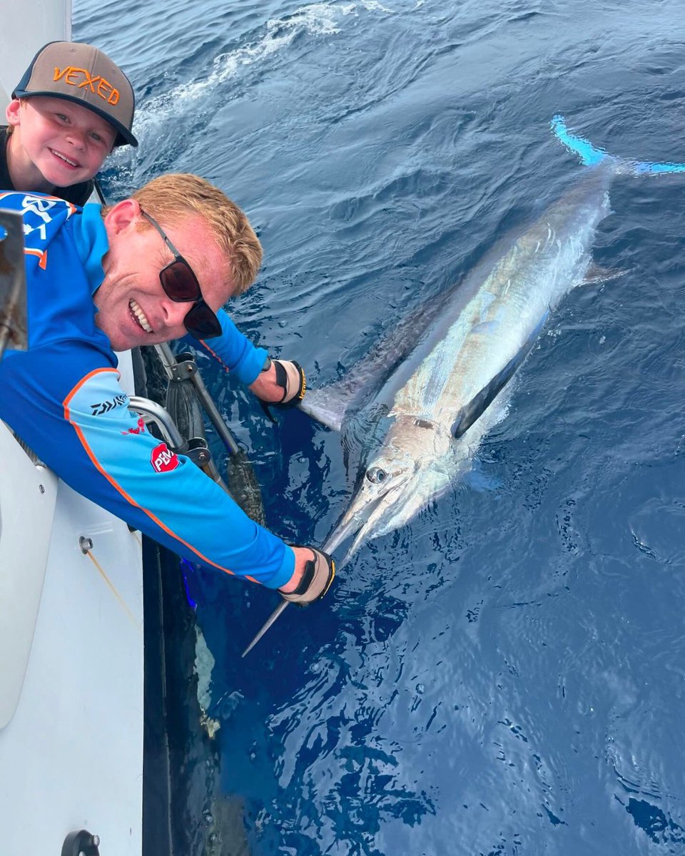 Exmouth, Aus - Evolution went 2-2 on Black Marlin.