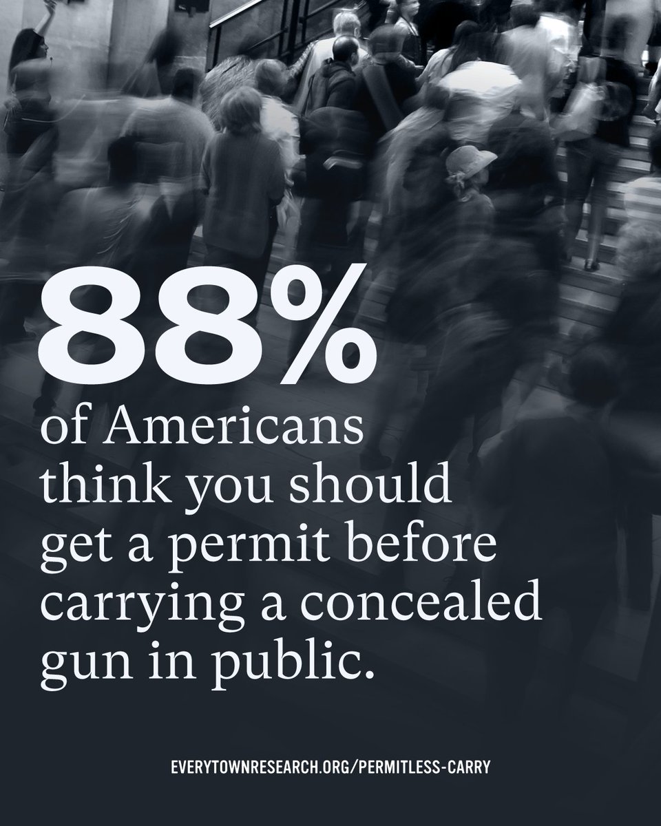 The majority of Americans agree: It is absolutely common sense to require a permit to carry a concealed, loaded gun in public. Yet, extremist lawmakers across the country continue to prioritize gun industry interests and push permitless carry legislation that makes it legal for…