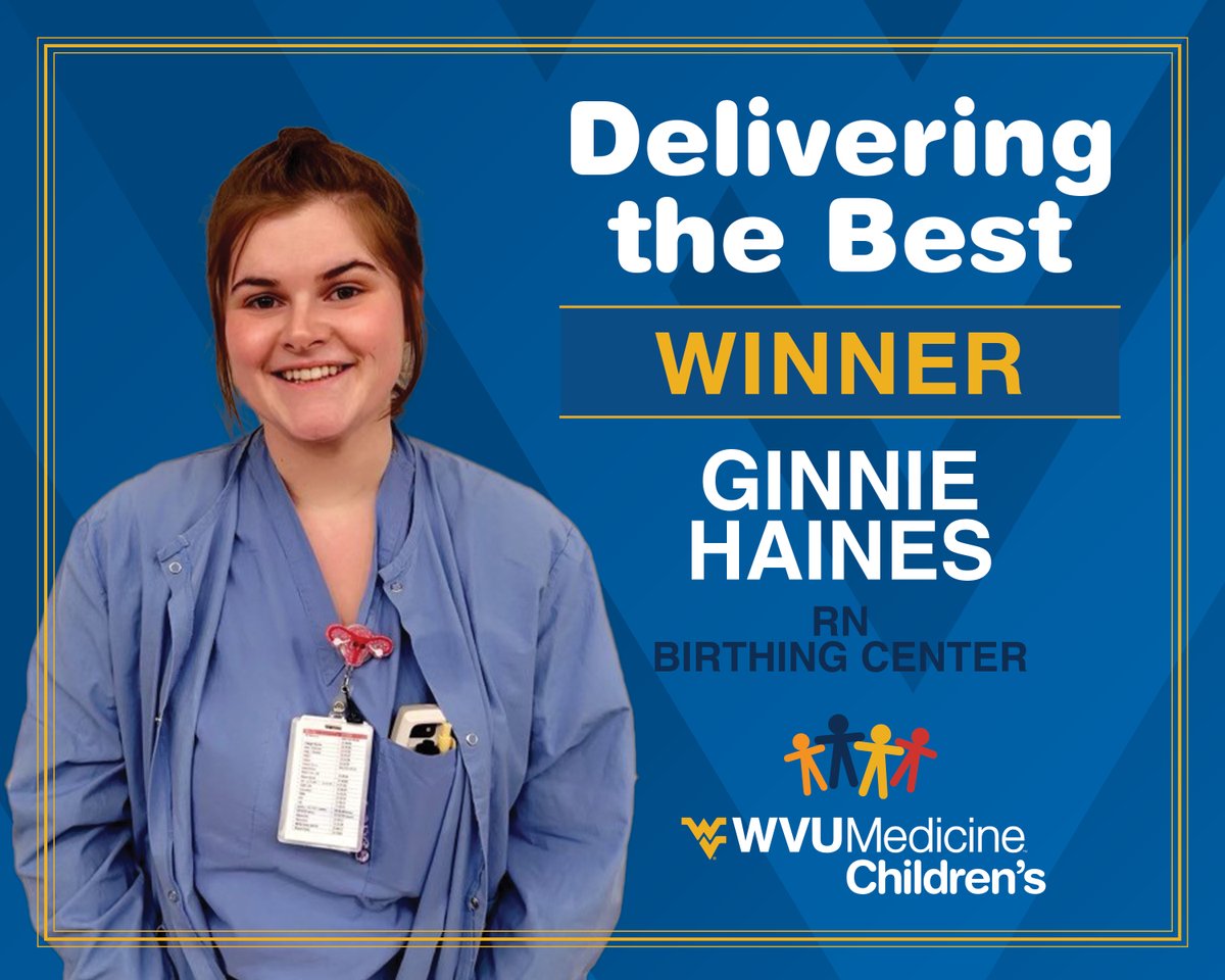 Help us congratulate our Delivering the Best award winners! Abby, Michele, and Ginnie have all been recognized for their hard work, positive attitudes, and going above and beyond the call of duty! Thank you for making our hospital a better place. We appreciate you! #wvukids