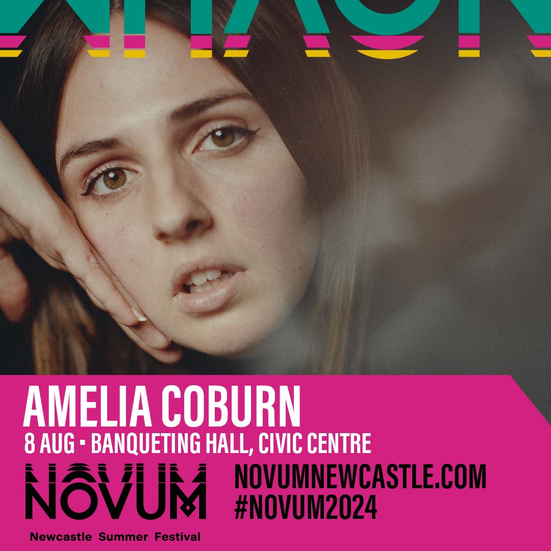 .@amelia_coburn joins the line-up at the fantastic @NovumNewcastle #Festival on 8th August 

novumnewcastle.com