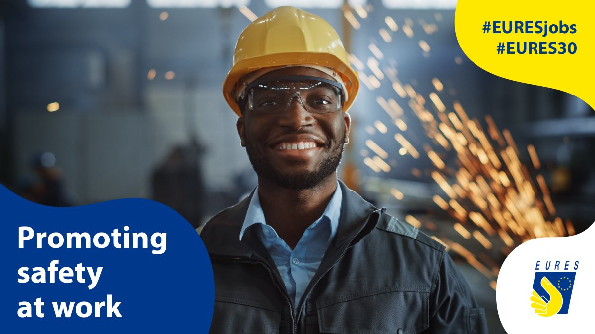 📅 Yesterday was World Health & Safety at Work Day. EURES' mission is to ensure fair work anywhere in Europe. It also includes safe and healthy working conditions. Read about working and living conditions in Europe 🔗 eures.europa.eu/living-and-wor… #EURES30 #EURESjobs #WorkInEurope