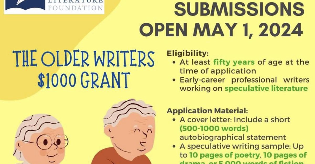 The picture of 'over 50s' used by this scheme for 'older writers' went viral for reasons that will become obvious thepoke.com/2024/04/29/pic…
