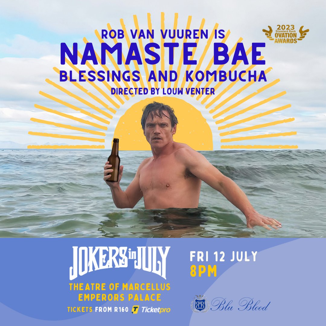 Rob Van Vuuren Namaste Bae 12 July 2024 | 20:00 Book your tickets now: bit.ly/3JlLn6e #EmperorsPalace #Entertainment #ThePalaceofDreams