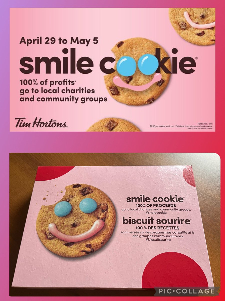I love showing appreciation to the kind & hard working staff @Centennial_LDSB 💕 AND supporting a great cause like children’s mental health programs @KingstonHSC 🙂Thank you @TimHortons #SmileCookies @LimestoneDSB @MentalHlth_LDSB @Move983