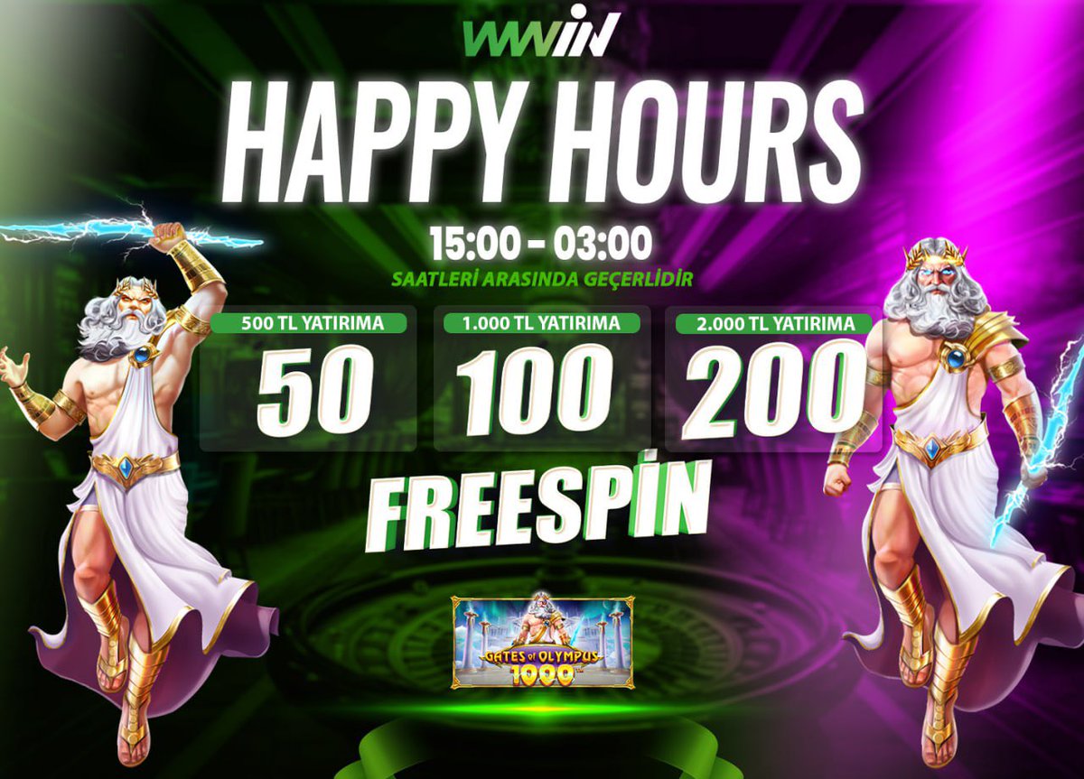 💎 💎 Happy Hours Saatlerine Özel; 💎 💰 500₺ - 999₺ yatırıma 50 💰 1.000₺ - 1.999₺ yatırıma 100 💰 2.000₺ ve üzeri yatırıma 200 ⚡️ Gates of Olympus 1000 oyununda geçerli 1₺ değerindeki freespinler senin olsun! Güncel Giriş Adresi wwin151.com