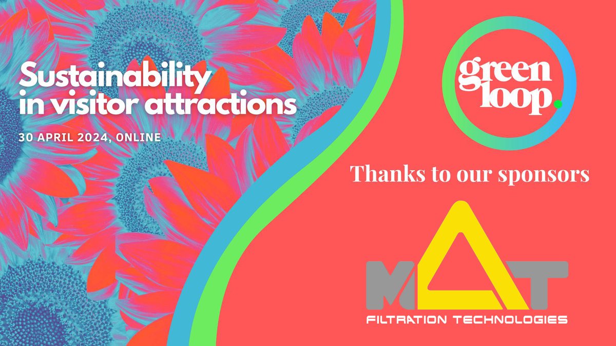 MAT_LSS's tweet image. MAT is excited to sponsor Greenloop 2024 by @Blooloop. We're proud to contribute to a greener planet and invite you to follow our social media for updates. If you are attending feel free to pass by our digital booth and chat with our team.

#blooloop #greenloop #sustainability