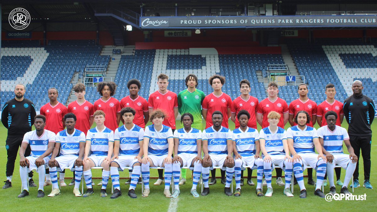 Community pitch events begin 🏟️ Today we welcomed @QPRCA for their annual squad picture on the pitch 👏