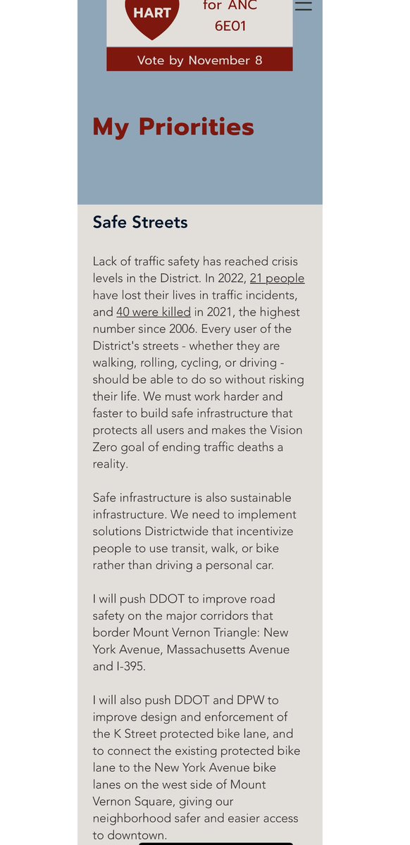 AdamSchaffer15's tweet photo. I noticed Chris Hart insinuating that the whole city wants bike lanes on an avenue nowhere near where most DC residents live. #GetToKnowYourANC
Hint for car haters like him: if your voting bloc is one long bldg 3 mi away & your ENTIRE commission faced zero opposition, shut up.🤫 https://t.co/fO5Xt3qzf5