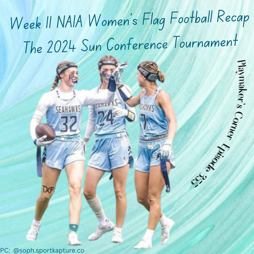 Newest episode recaps some big plays, upsets, and the whole wears the crown of Sun Conference champs heading into nationals—link in bio or available anywhere you listen to podcasts #PlaymakersCorner @SunConference