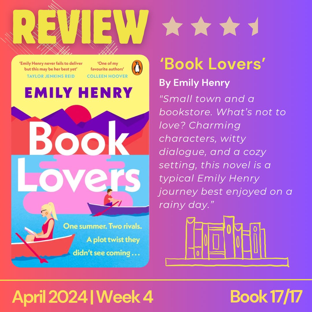 Not as good as ‘Happy Place’ (which I think is her best yet, keeping in mind I still need to read ‘Funny Story’) but still glad I read it 😌 Perfect for a rainy day with some tea or coffee *bliss* 
#booklovers #emilyhenry #readinglist #2024readigngoal #books #bookaddict
