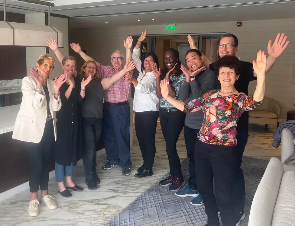 The IPOPI Board Members couldn't be left out of the #WorldPIWeek! They got together to strike the Y pose to raise awareness for #primaryimmunodeficiency. Join them in spreading #PICtureAwareness!💙 #IPOPI