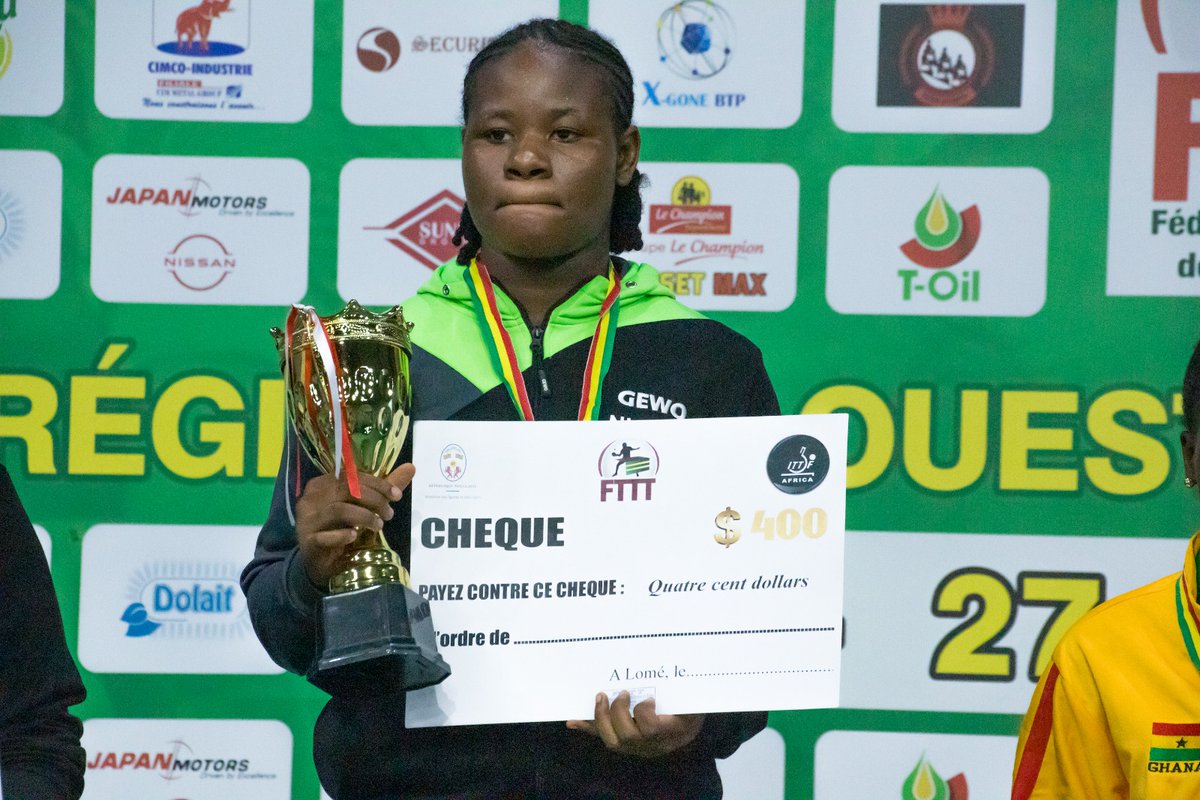 Following her triumph in Togo, Nigeria's Hope Udoaka has added another feather to her cap by holding both the West African University Games and West Africa Championship titles. 🔥