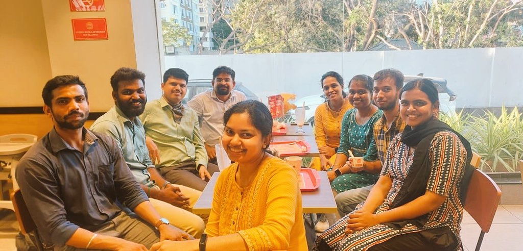 Wonderful time spent with the lab members. Celebrating @VinuganeshA's PhD journey. @Prakash_caridea @SilpaMkala @KKunjulakshmi @Kavin_kd23, Sreelakshmi, Angeline, Arokiyaraj.