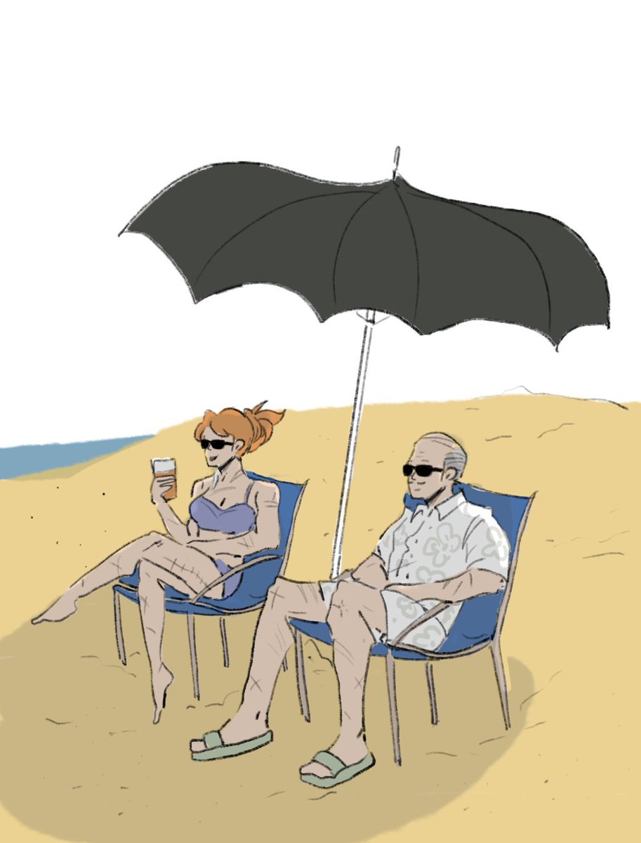 101 beach activities for family bonding (3/3)
Just simply chilling, why not?

#BarbaraGordon #AlfredPennyWorth #Batman #batfam