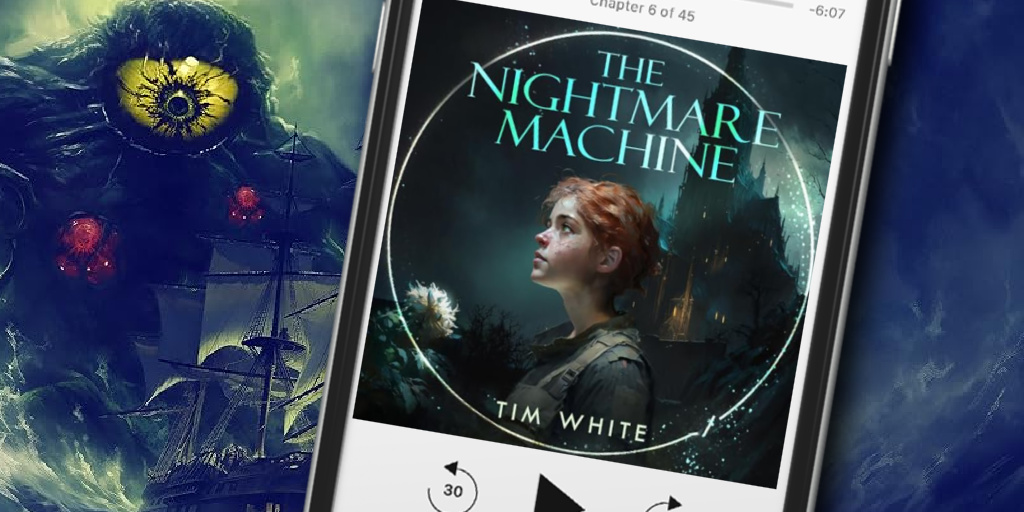 The Nightmare Machine by Tim White caffeinatedbookreviewer.com/2024/04/the-ni…  #audiobookreview #fantasy