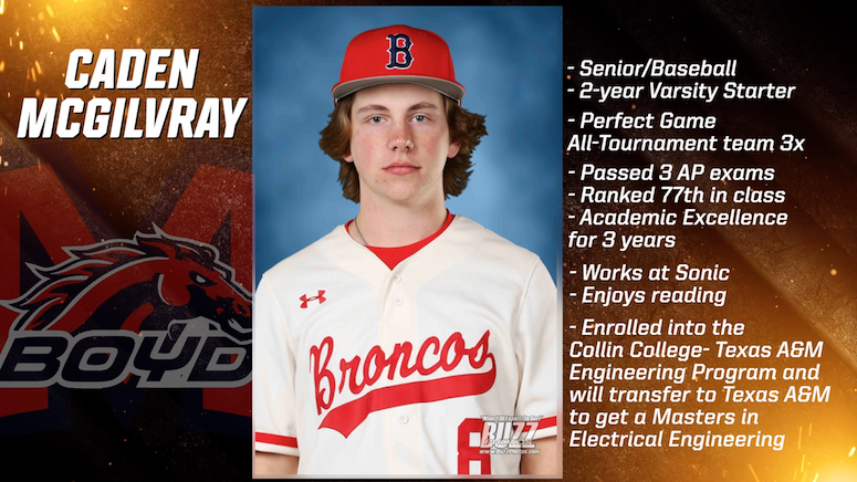 Congratulations to @MBHS_Baseball athlete Caden McGilvray on being named the Dennis Baker State Farm Scholar-Athlete of the week! youtu.be/xbbLWKo5TKQ?si…