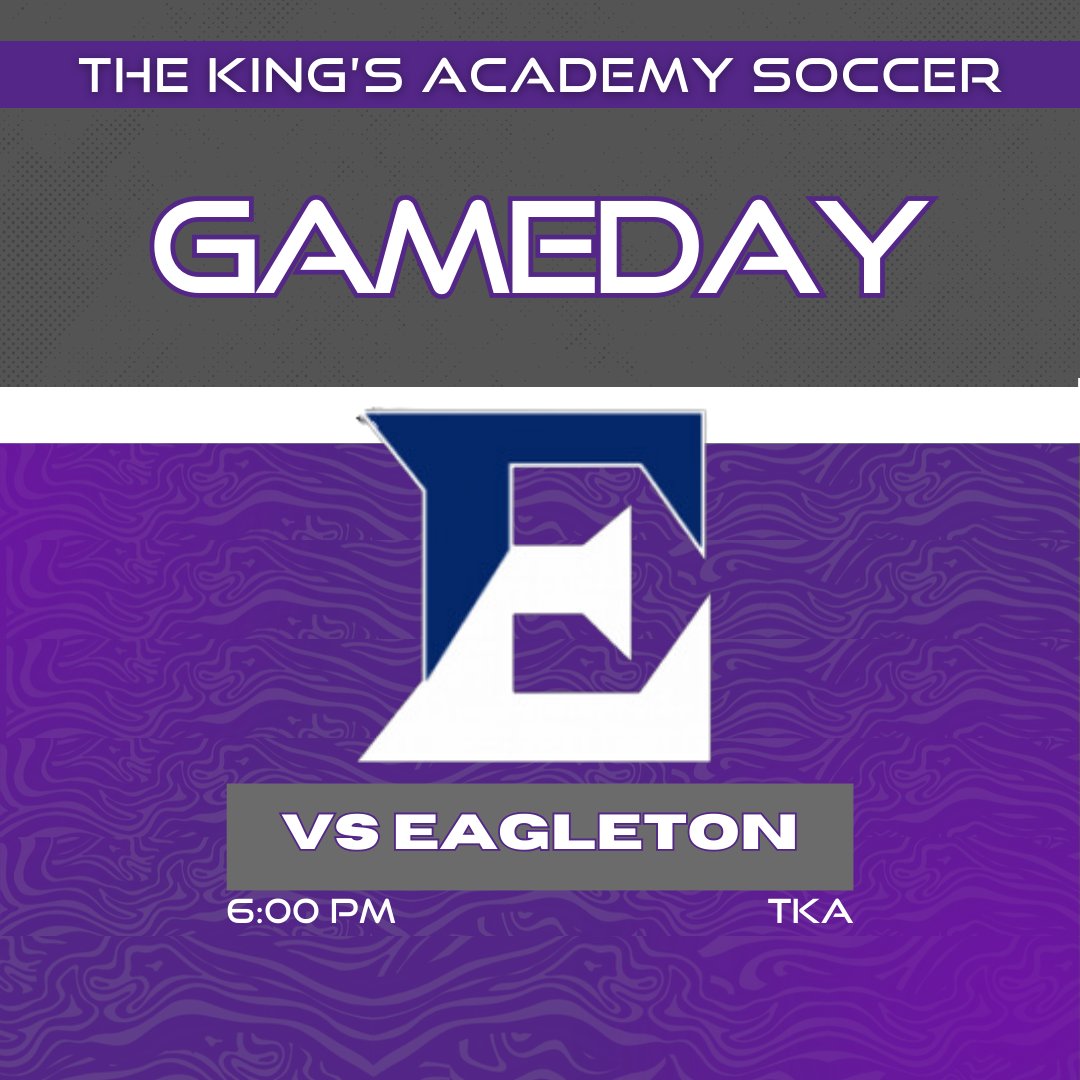 ⚽️ Soccer Gameday ‼️ 🆚| Eagleton 📍| TKA Soccer Field ⏰| 6:00 PM