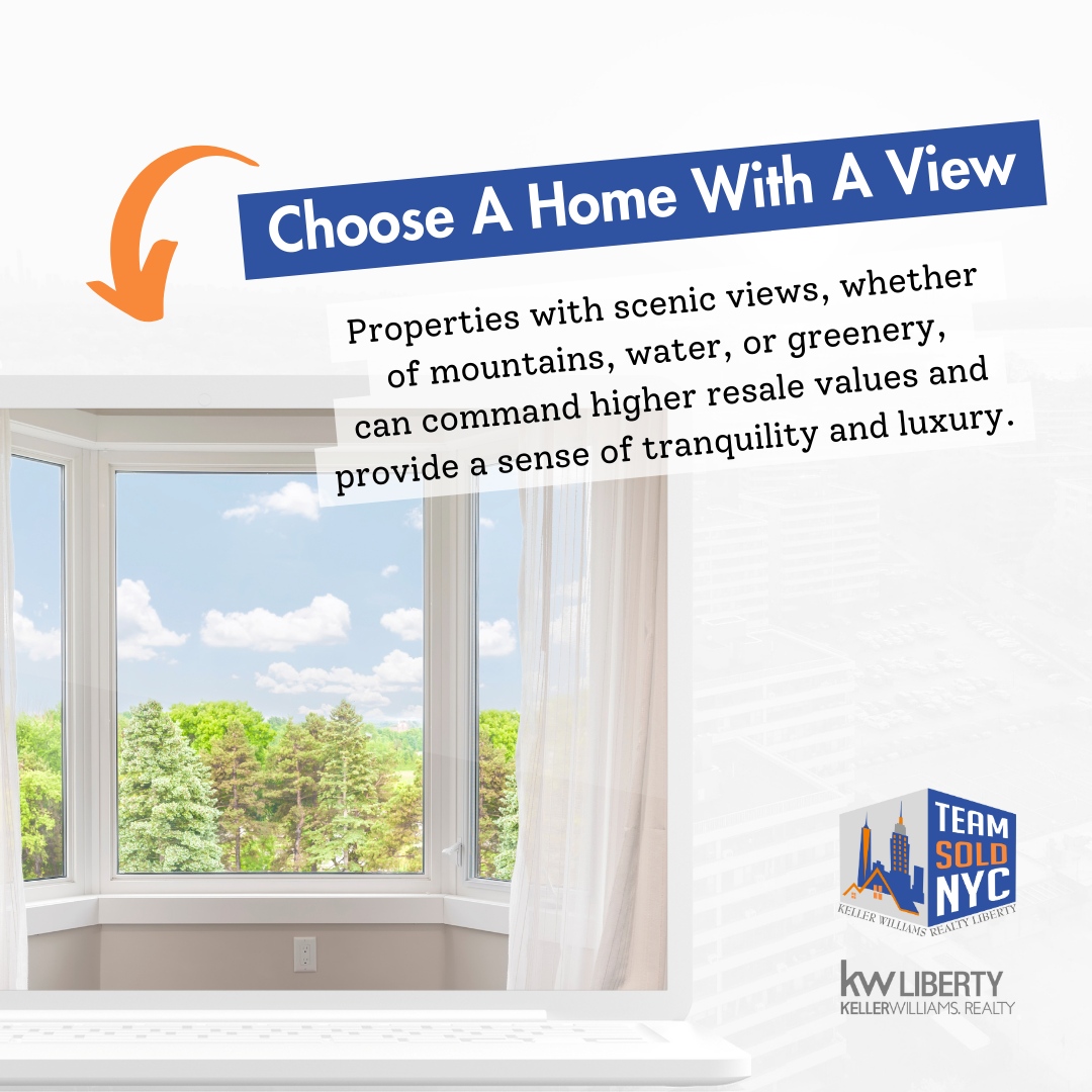 Elevate your living experience! Consider homes with breathtaking views of mountains, water, or lush landscapes. Not only do they offer serenity, but they also boost property value. 

#buyingahome #preapproval #realestateprotips #housingmarket #househunting #houseshopping #hous...